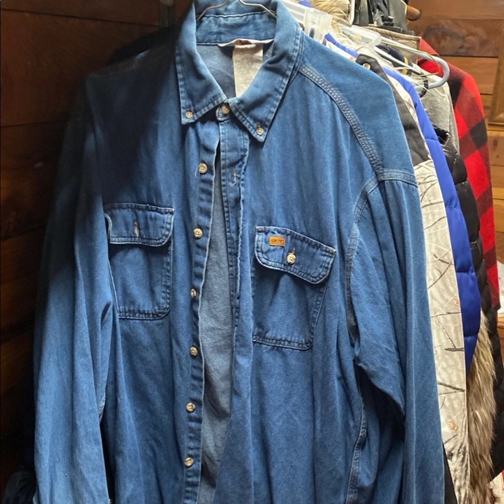 Car hart button up shirt